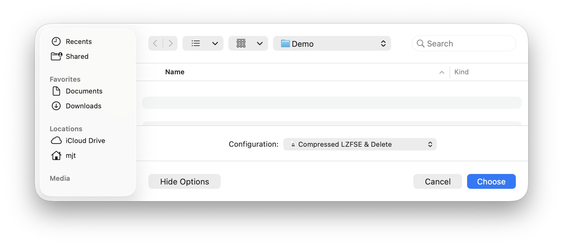 new from folder file