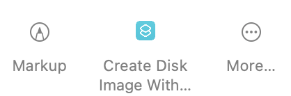 quick action shortcut button