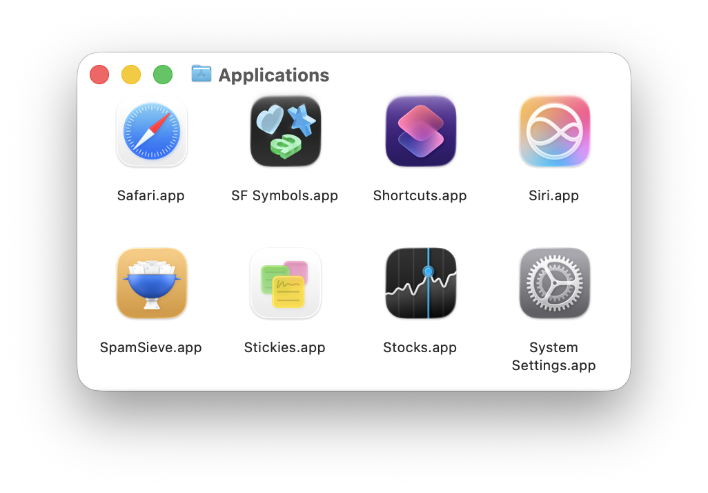 applications folder