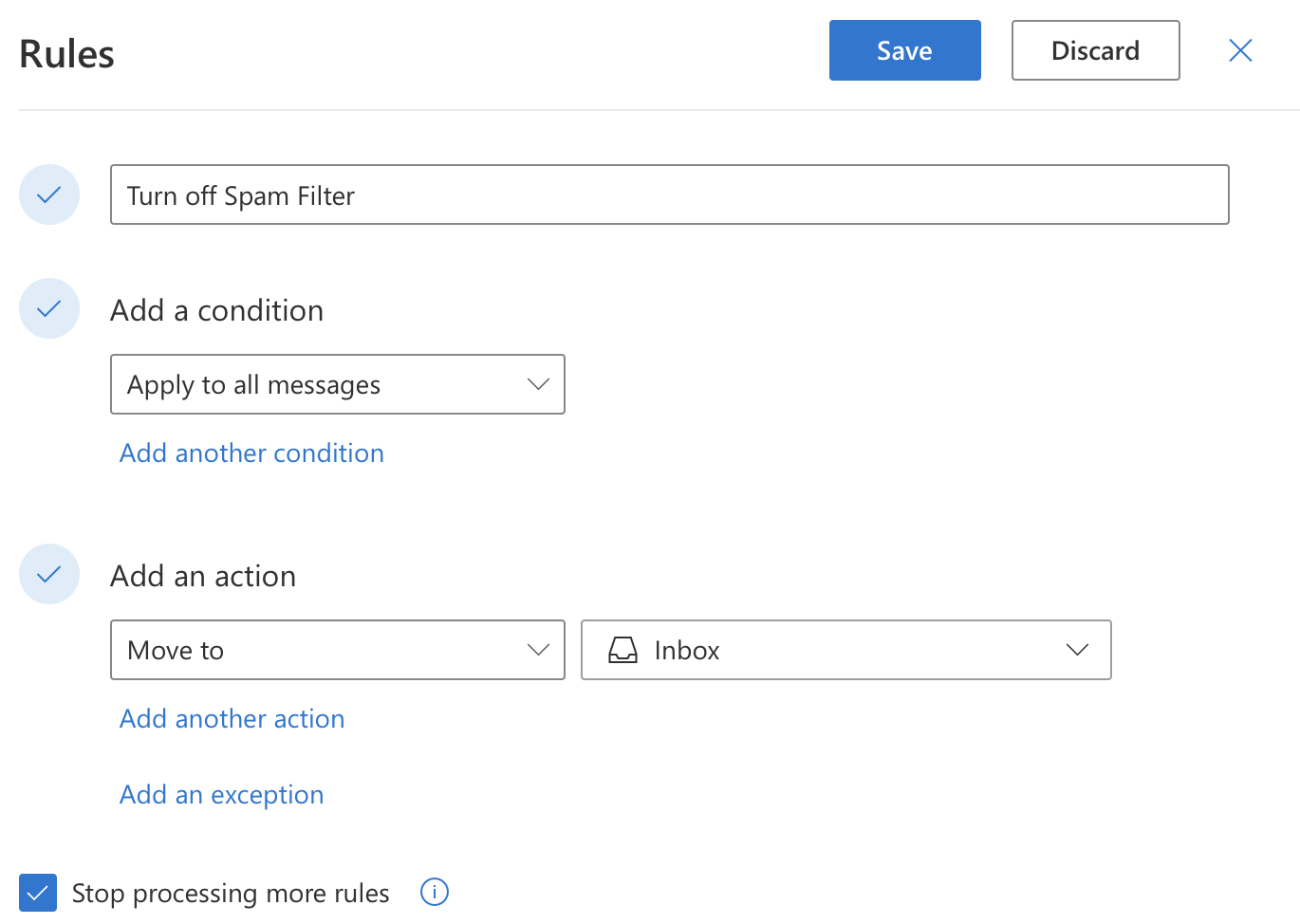 microsoft junk filter 3